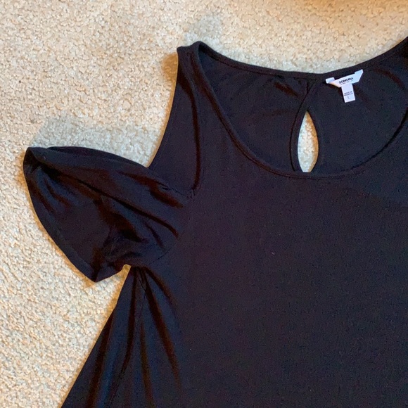 Sonoma dress top cut out shoulders black, size L - Picture 5 of 7